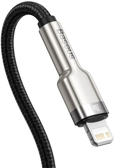 Baseus Cafule Series, USB Typ-C zu Lightning Lade-/Datenkabel. PD 20W, 1m - schwarz