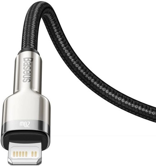 Baseus Cafule Series, USB Typ-C zu Lightning Lade-/Datenkabel. PD 20W, 1m - schwarz