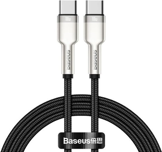 Baseus Cafule Series, USB Typ-C auf USB Typ-C Lade-/Datenkabel, 100W, 1m - schwarz
