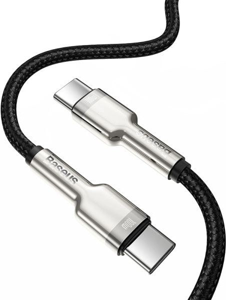 Baseus Cafule Series, USB Typ-C auf USB Typ-C Lade-/Datenkabel, 100W, 1m - schwarz