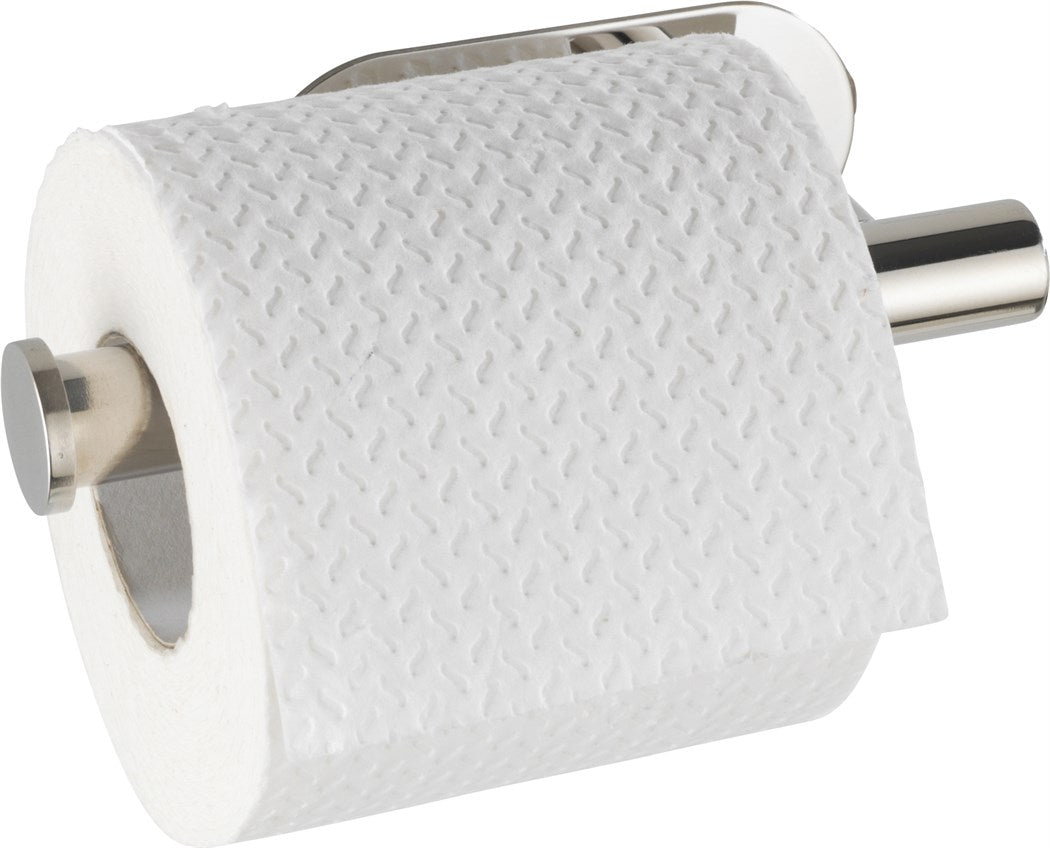 Wenko Turbo-Loc® Edelstahl Toilettenpapierhalter Orea Shine, WC-Rollenhalter aus rostfreiem Edelstahl