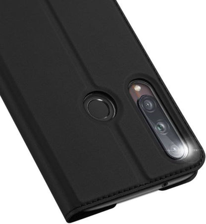 Dux Ducis Handy Bookcover Skin Pro für Huawei P40 Lite E - schwarz