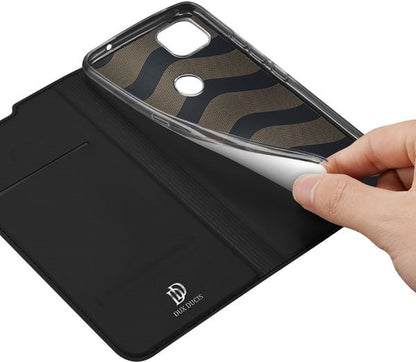 Dux Ducis Handy Bookcover Skin Pro für Motorola Moto G 5G - schwarz