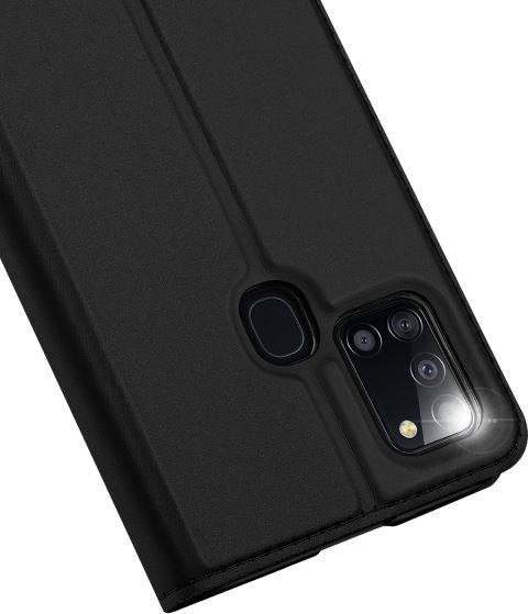 Dux Ducis Handy Bookcover Skin Pro für Samsung Galaxy A21s - schwarz