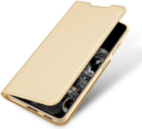 Dux Ducis Handy Bookcover Skin Pro für Samsung Galaxy S21+ 5G - gold