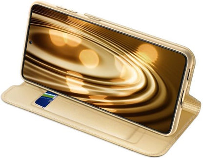 Dux Ducis Handy Bookcover Skin Pro für Samsung Galaxy S21+ 5G - gold