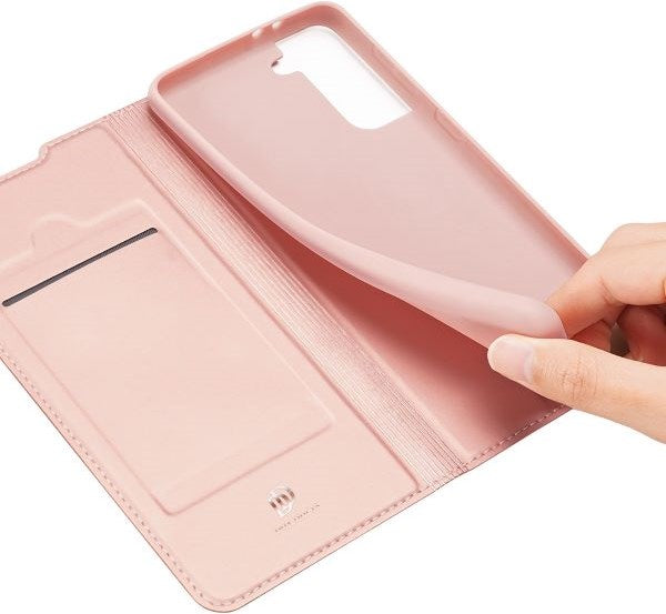 Dux Ducis Handy Bookcover Skin Pro für Samsung Galaxy S21+ 5G - pink