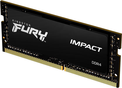 Kingston Fury Impact, SO-DIMM, DDR4, 16GB 2666MHz