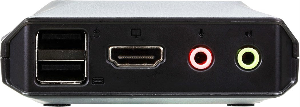 Aten 2-Port (HDMI, USB, Audio), 4K, Integriert - Demogerät