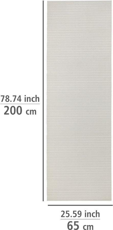 Wenko Badematte Beige, 65 x 200 cm, Weichschaummatte