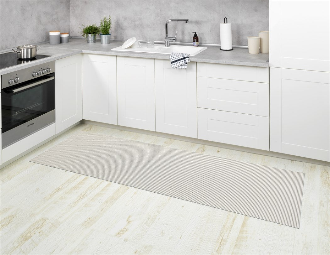 Wenko Badematte Beige, 65 x 200 cm, Weichschaummatte