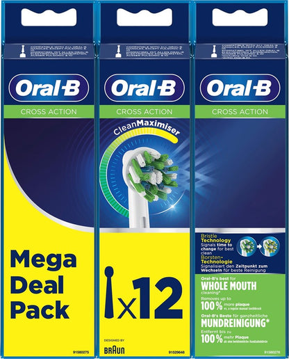 Oral-B Aufsteckbürsten Cross Action CleanMaximizer 4+4+4