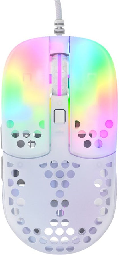 Xtrfy MZ1 RGB Ultra-Light Gaming Mouse - white transparent