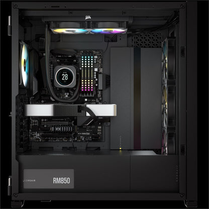 Corsair iCUE H100i Elite CPU Flüssigkeitskühler mit LCD-Display