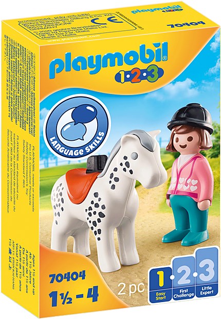 Playmobil Reiterin mit Pferd