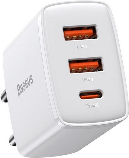 Baseus Quick Charger, USB-Ladegerät, 3-Port, 30W