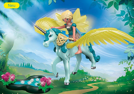 Playmobil Crystal Fairy mit Einhorn