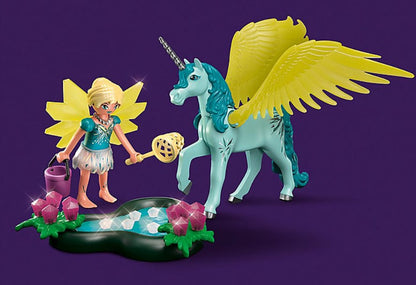 Playmobil Crystal Fairy mit Einhorn