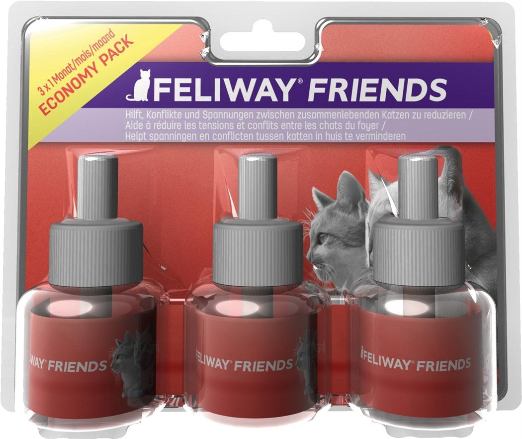 Feliway Wohlbefinden Friends Nachfüllflakon 3 Stück