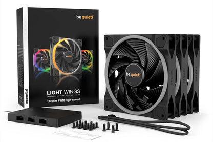 Be quiet! Light Wings 140mm PWM high-speed Triple-Pack