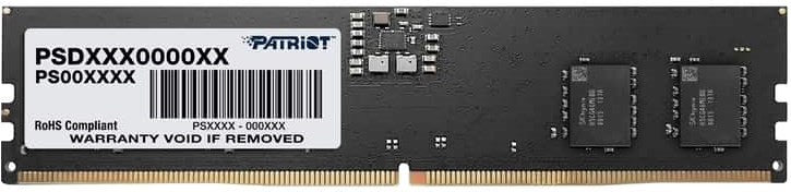 Patriot DIMM, DDR5, 8GB, 4800MHz - schwarz