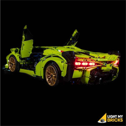 Light My Bricks LED-Licht-Set für LEGO® Lamborghini Sián FKP 37 #42115