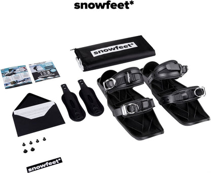 Snowfeet II Mini Ski Skates - schwarz