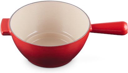 Le Creuset Gusseisen Fondue-Set, 1,6L - kirschrot