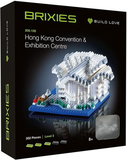 Brixies Bausteinmodell Hong Kong Convention Center