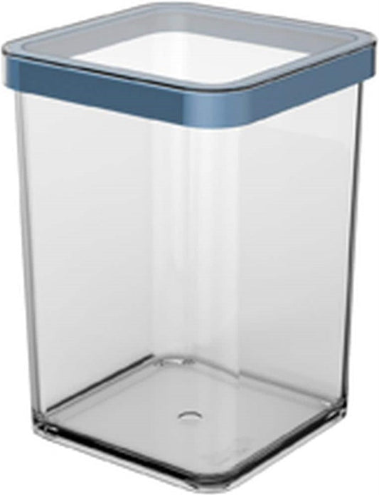 Rotho Vorratsbehälter Premium Loft 1 l, Blau/Transparent