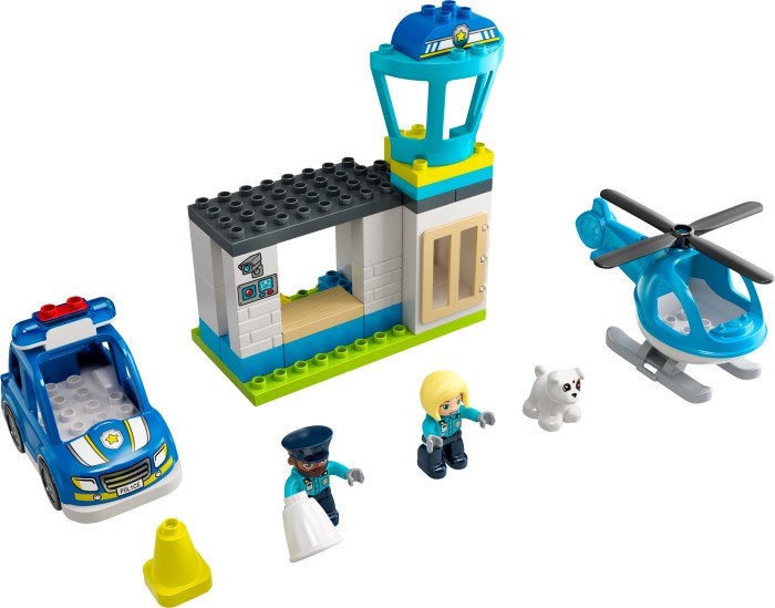 Lego Duplo - Polizeistation mit Hubschrauber