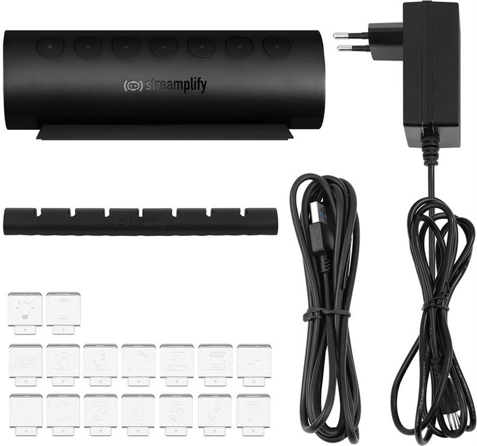 Streamplify Hub CTRL 7 Slot - schwarz