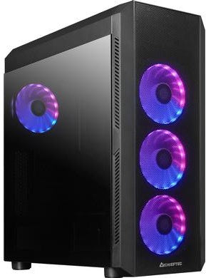 Chieftec Midi Tower Scorpion 4,schwarz o.NT 2x3.5, 2x2.5 2xUSB3.2x USB2