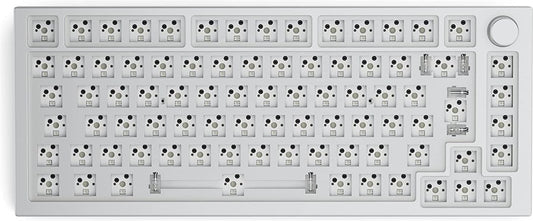 Glorious GMMK Pro TKL Gaming Keyboard Barebone - white ice [ISO-Layout]