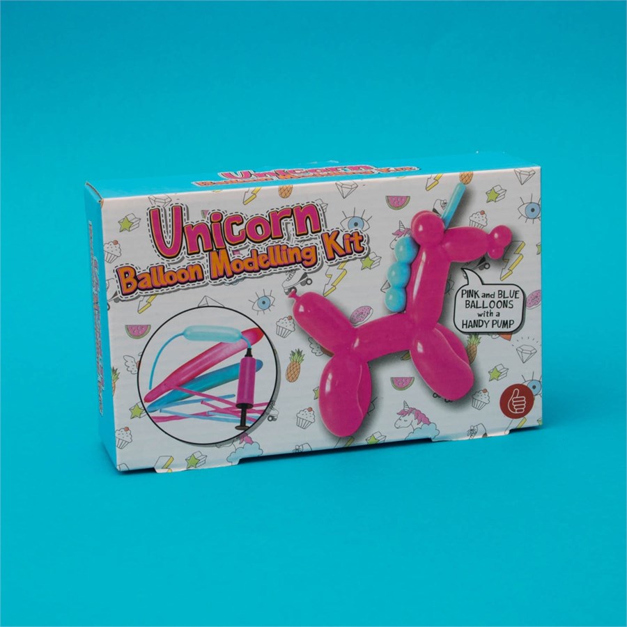 Novelty Modellierballon Set Einhorn