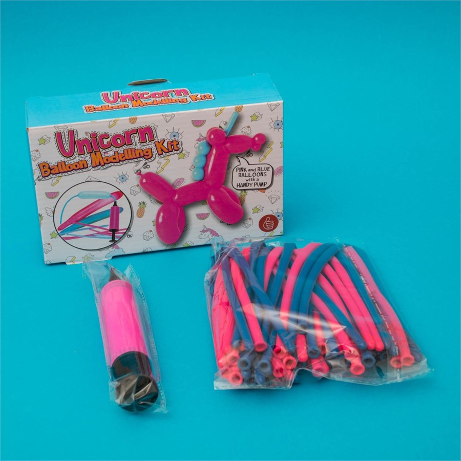 Novelty Modellierballon Set Einhorn