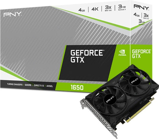 PNY GeForce GTX 1650 Dual Fan - 4GB