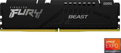 Kingston Fury Beast, DDR5, 16GB (1x 16GB), 6000MHz - schwarz