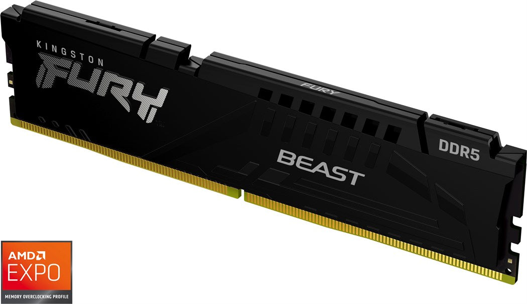 Kingston Fury Beast, DDR5, 16GB (1x 16GB), 6000MHz - schwarz