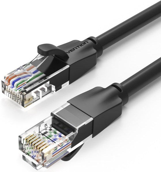 Vention Cat.6 UTP Patch Cable, schwarz, 1m