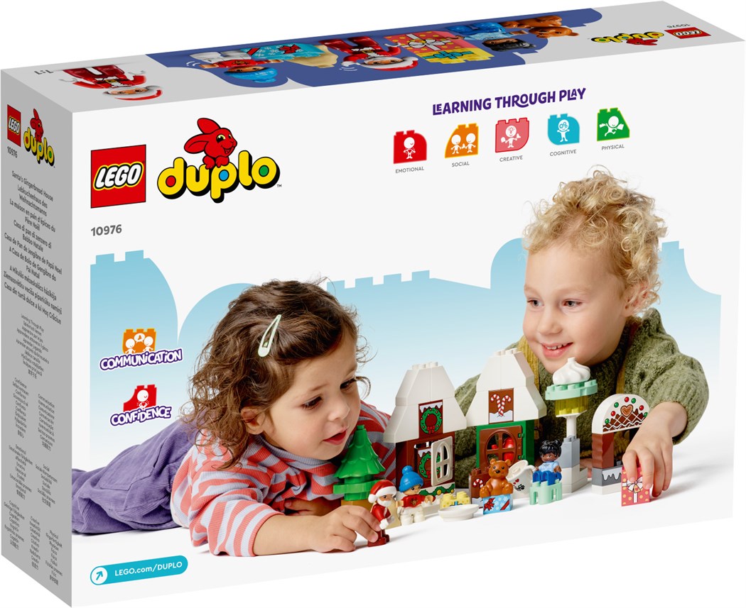 Lego Duplo - Lebkuchenhaus mit Weihnachtsmann