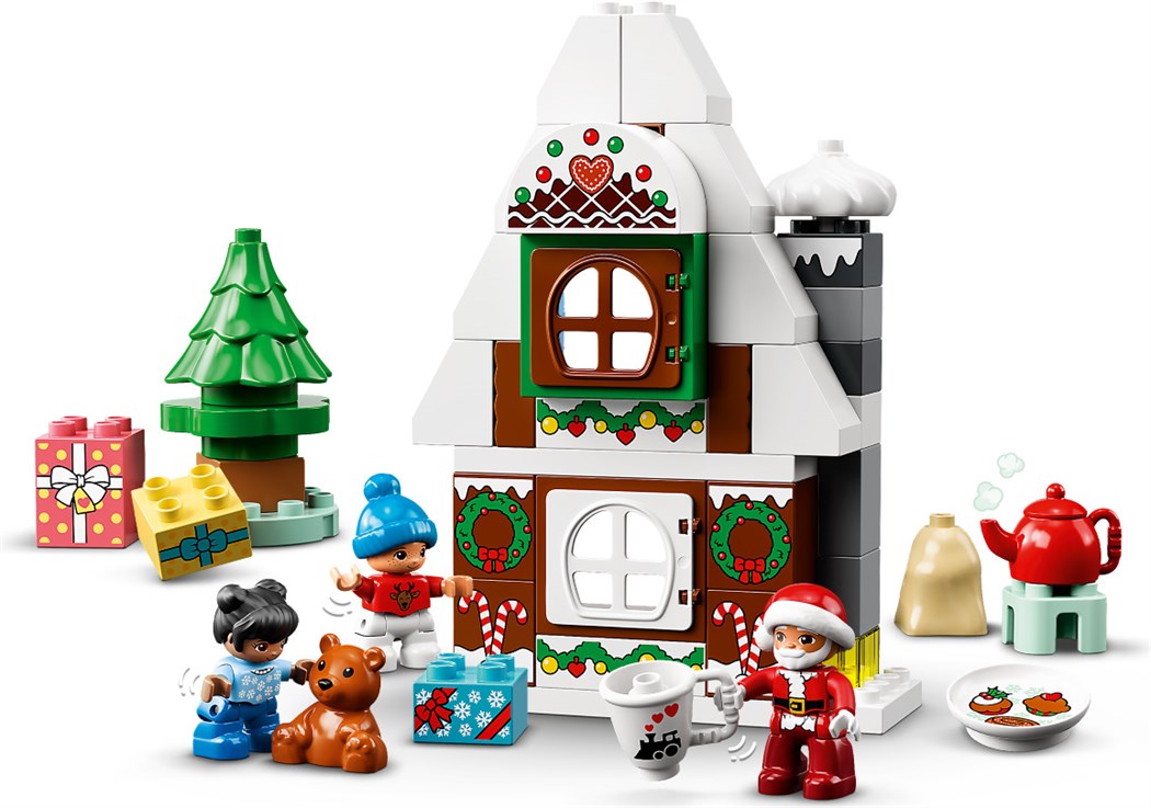 Lego Duplo - Lebkuchenhaus mit Weihnachtsmann