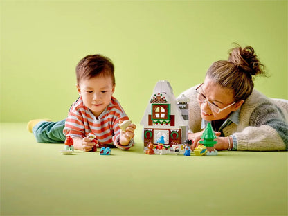 Lego Duplo - Lebkuchenhaus mit Weihnachtsmann