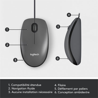 Logitech Maus M100 Optical