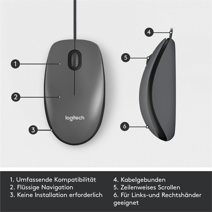 Logitech Maus M100 Optical