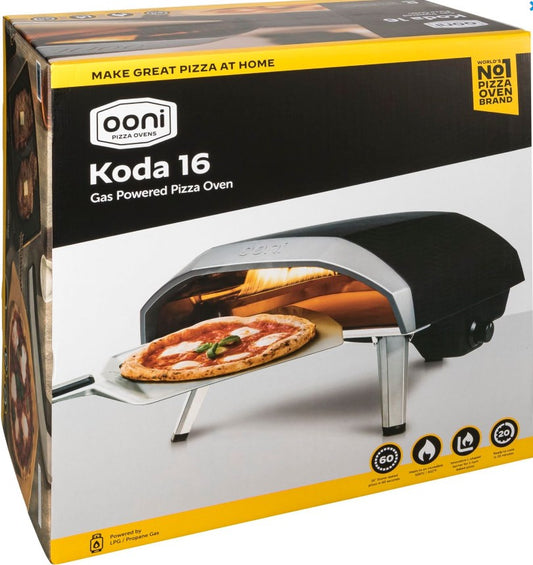 Ooni Koda 16, Outdoor-Pizzaofen, Gas