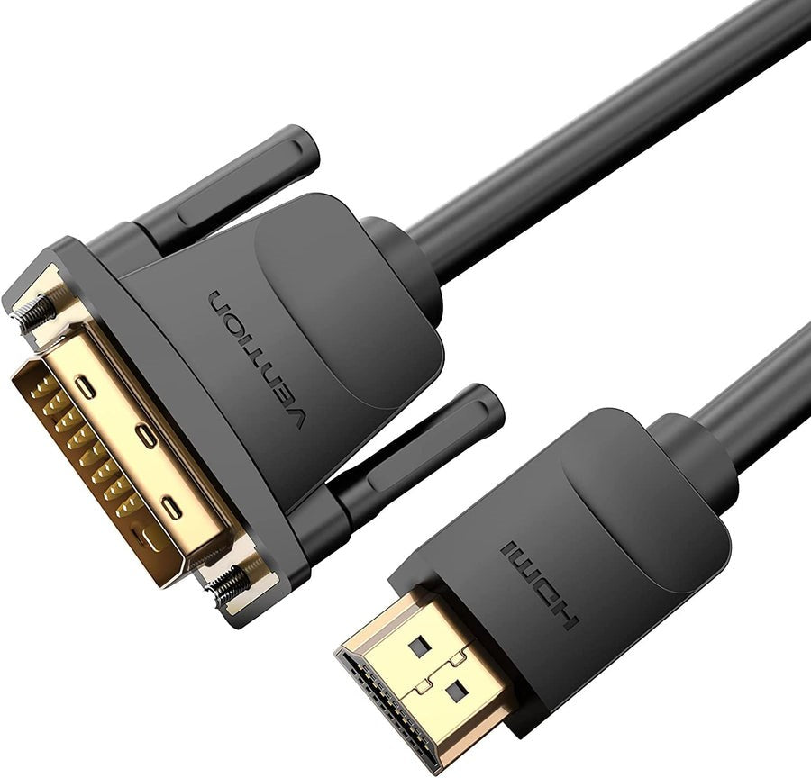 Vention DVI-D 24+1 zu HDMI 2.0 Kabel, schwarz - 2m