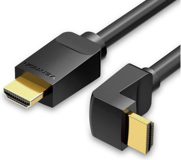 Vention HDMI 2.0 Rechter Winkel 90 Grad schwarz - 2m