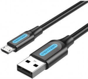 Vention USB 2.0 Kabel Typ-A/Micro USB Typ-B, schwarz - 1,5m