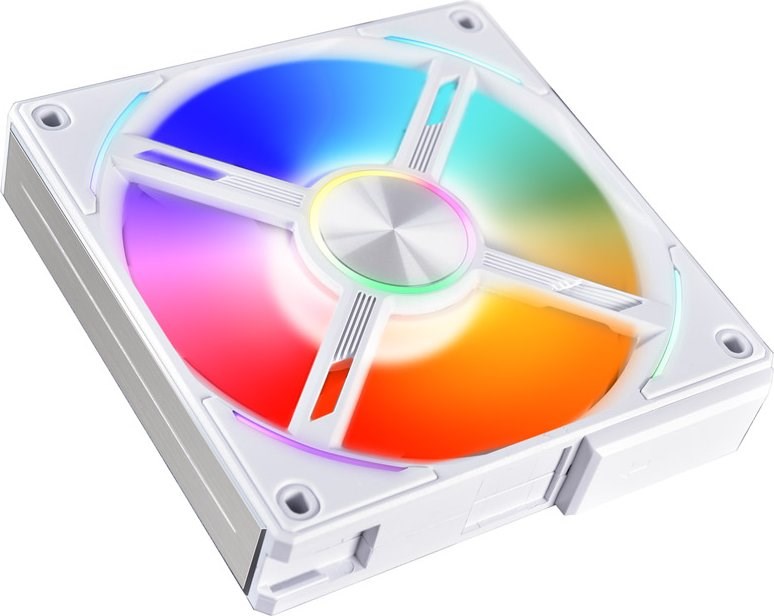 Lian Li UNI FAN AL120 RGB PWM Lüfter, weiss - 120mm